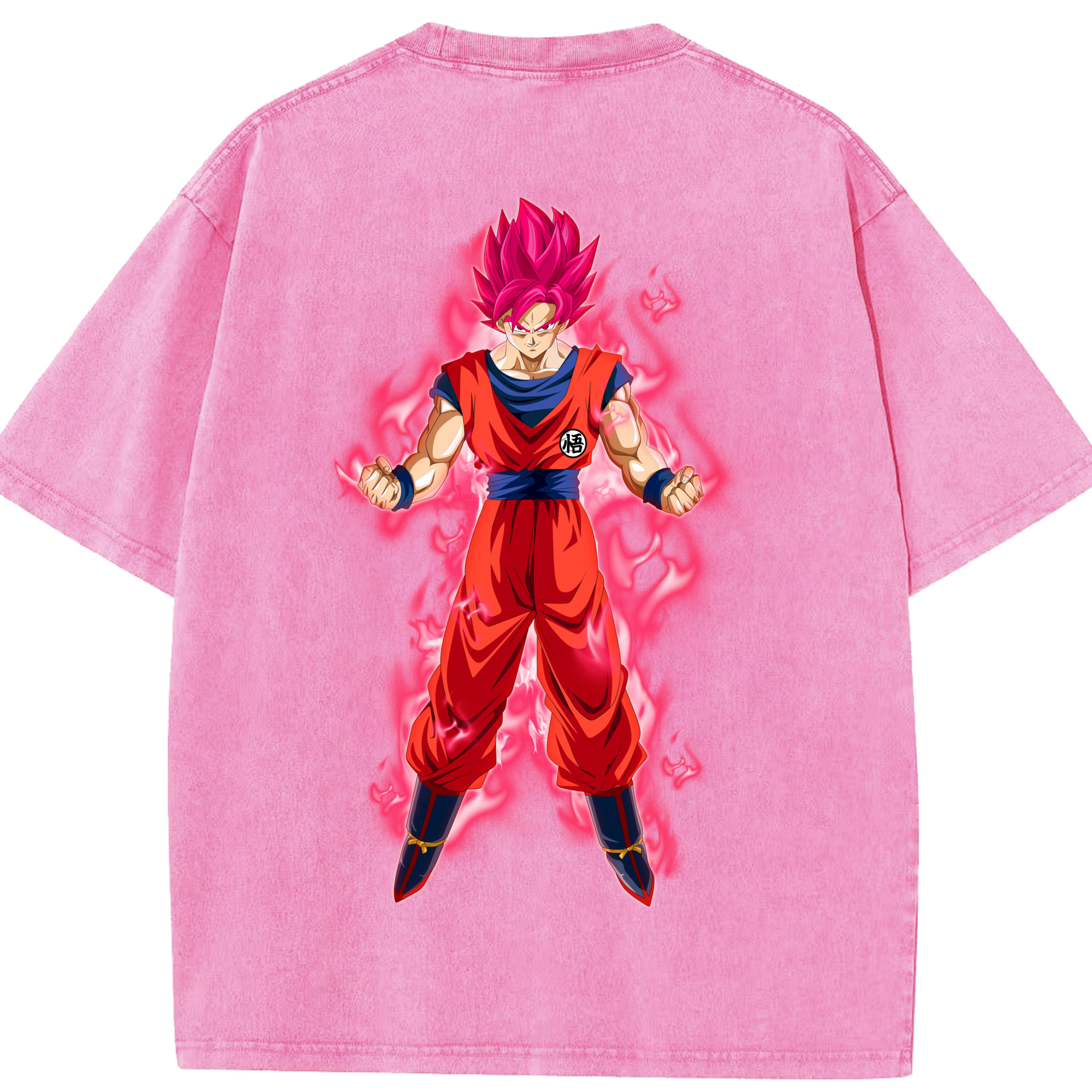 （画像用） ドラゴンボール 孫 悟飯（そんごはん）DRAGON BALL Son Gohan 綿100% ヴィンテージ風 半袖Tシャツ（背面プリント）